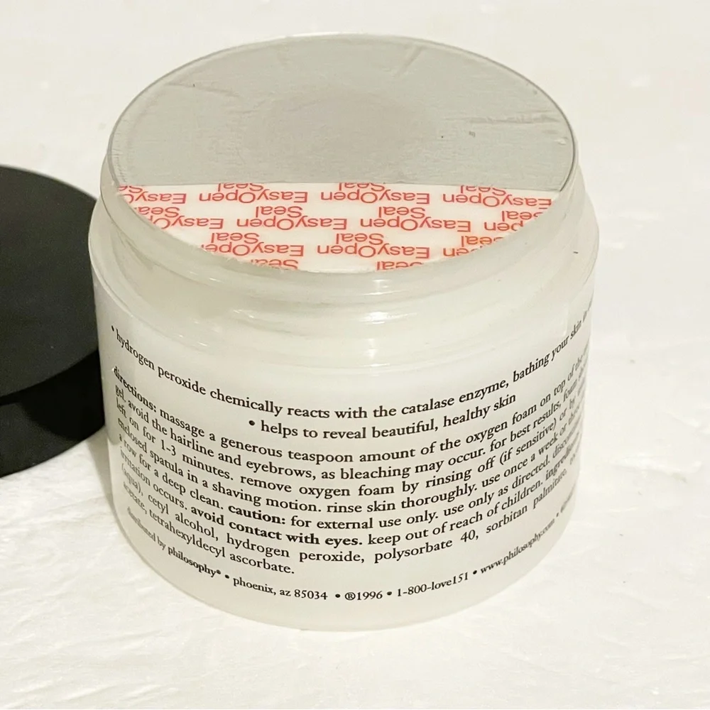 Philosophy‎ The Oxygen Peel Step II Step 2 Oxygen Foam 2 oz New Face Skincare